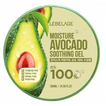 Lebelage Moisture Avocado 100% Soothing Gel - Гель для лица и тела с экстрактом авокадо