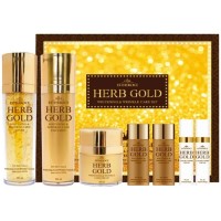 Estheroce Herb Gold Whitening & Wrinkle Care Set - Набор средств с золотом и лекарственными экстрактами