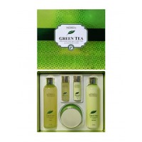 Premium Green Tea Total Solution 3 Set - Набор средств с экстрактом зеленого чая