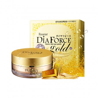Dia Force Hydrogel Eye Patch Gold (Premium) - Гидрогелевые патчи для кожи вокруг глаз с золотом