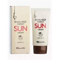 Snail + Egf Perfect Sun Cream SPF50+/PA+++ - Солнцезащитный крем с экстрактом улитки и фактором роста Egf