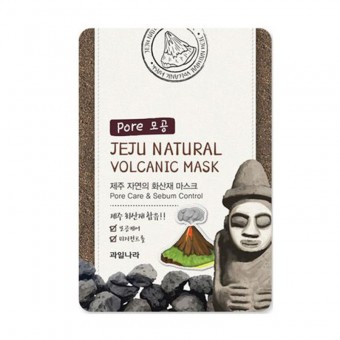 Welcos Jeju Natural Volcanic Mask Pore Care & Sebum Control - Тканевая маска с вулканическим пеплом