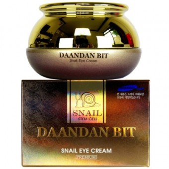 Jigott Daandan Bit Snail Eye Cream - Антивозрастной крем для глаз с муцином улитки