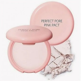 The Saem Saemmul Perfect Pore Pink Pact - Пудра розовая с каламином для проблемной кожи