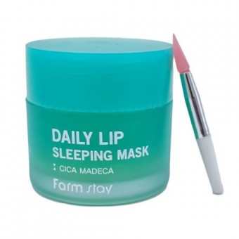 Farm Stay Daily Lip Sleeping Mask Cica Madeca - Маска ночная питательная для губ с центеллой азиатской