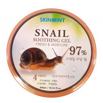 SkinMint Snail Soothing Gel 97% - Увлажняющий гель для лица и тела с муцином улитки 97%