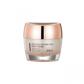 Jungnani JNN-II 24k Gold Volume Care Night Cream - Ночной крем для лица с 24K золотом