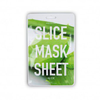 Kocostar  Slice mask sheet (aloe) - Тканевые маски-слайсы с экстрактом алоэ