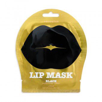 Kocostar  Lip Mask Black Single Pouch (Black Cherry Flavor) - Гидрогелевые патчи для губ с экстрактом черной черешни