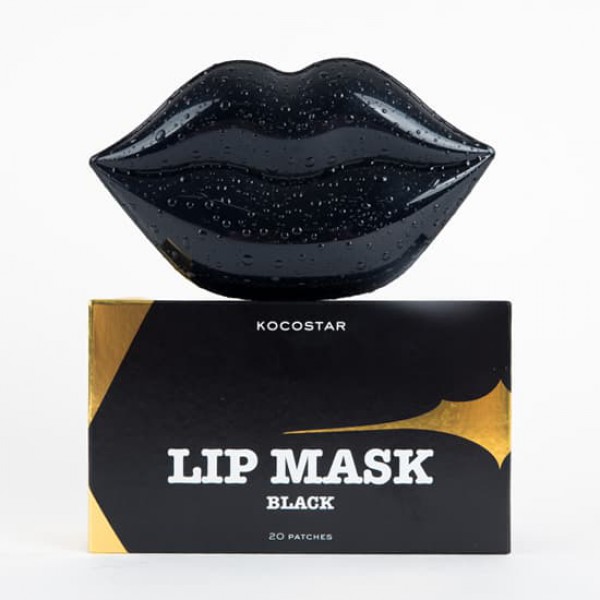   MyKoreaShop Lip Mask Black Single Pouch ( Black Cherry Flavor) - Гидрогелевые патчи для губ с экстрактом черной черешни