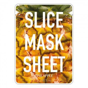Kocostar  Slice mask sheet (pineapple) - Тканевые маски-слайсы с экстрактом ананаса