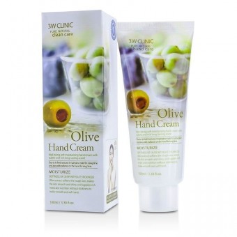 3W Clinic Olive Hand Cream - Крем для рук с оливковым маслом