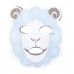Berrisom Animal Mask Series (Sheep) - Веселая тканевая маска-мордочка (Овечка)