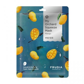 Frudia My Orchard Squeeze Mask Mango - Маска тканевая смягчающая с манго