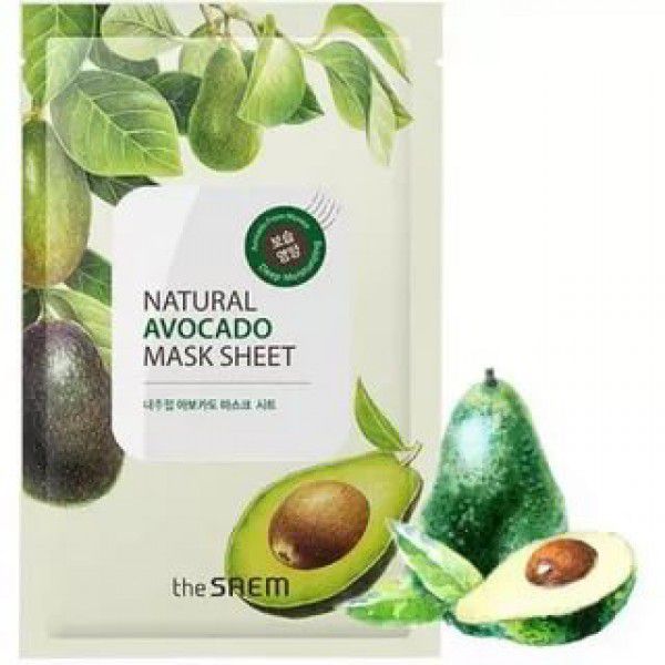 Natural Avocado Mask Sheet - Тканевая маска с авокадо