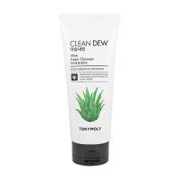 Clean Dew Aloe Foam Cleanser - Увлажняющая пенка для умывания с экстрактом сока алоэ вера