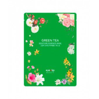Eyenlip Green Tea Oil Moisture Essence Mask - Тканевая маска с экстрактом зеленого чая