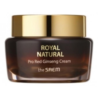 The Saem Royal Natural Pro Red Ginseng Cream - Крем для лица с экстрактом женьшеня