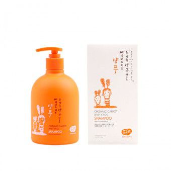 Whamisa Organic Carrot Baby&Kids Shampoo (Natural Fermentation) - Детский шампунь на основе ферментов моркови