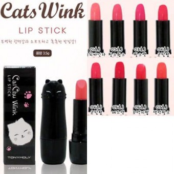 TonyMoly Cat Chu Wink Lip Stick 01 Peach Vanilla - Увлажняющая помада