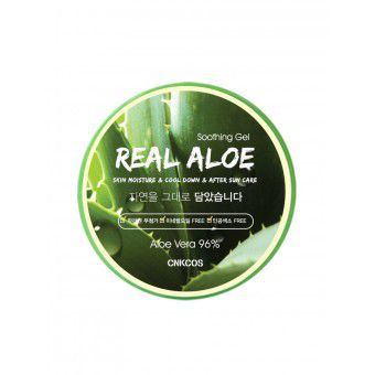 Marchen Real Aloe Soothing Gel - Глубокоувлажняющий, питающий и успокаивающий гель для тела с высокой концентарцией Алоэ вера и экстрактами трав