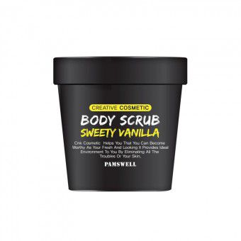 Pamswell Body Scrub Sweety Vanilla - Повышающий упругость кожи скраб для тела