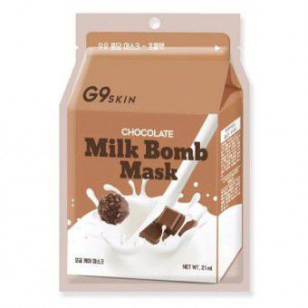 Berrisom G9Skin Milk Bomb Mask-Chocolate - Шоколадная маска для лица