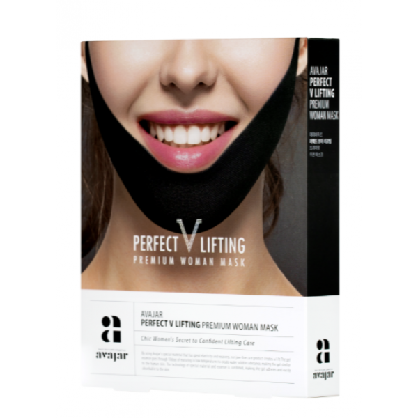 Perfect V Lifting Premium Woman Black Mask - Женская лифтинг