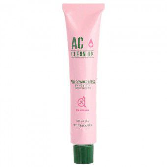 Etude House AC Clean Up Pink Powder Mask - Маска с розовой глиной для проблемной кожи