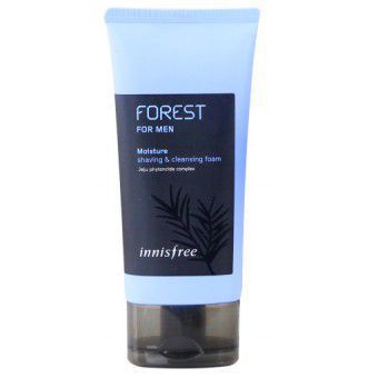 Innisfree Forest For Men Moisture Shaving & Cleansing Foam - Увлажняющая пенка для умывания и бритья