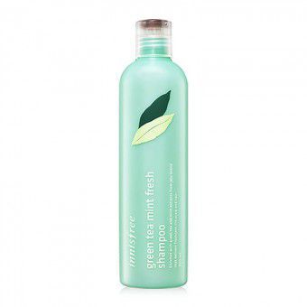 Innisfree Green Tea Mint Fresh Shampoo - Безсиликоновый шампунь с экстрактом мяты для глубокой очистки волос и кожи головы