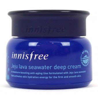 Innisfree Jeju Lava Seawater Deep Cream - Глубоко увлажняющий крем с вулканической морской водой