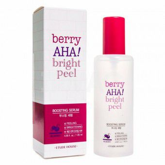Etude House Berry AHA Bright Peel Boosting Serum - Обновляющая сыворотка-бустер