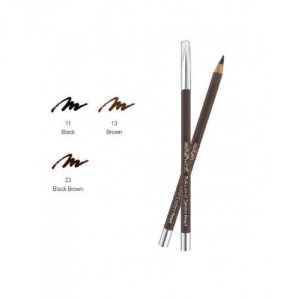 Professional Eyebrow Pencil (Wood) NO.11 Black - Деревянный карандаш для бровей