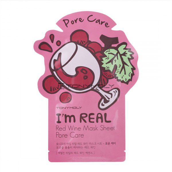 I'm Real Red Wine Mask Sheet - Маска с экстрактом красного в