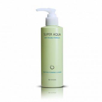 Missha Super Aqua Anti-trouble Formula Purifying Foaming Cleanser - Пенка для умывания