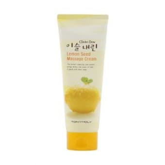 TonyMoly Clean Dew Lemon Seed Massage Cream - Крем для умывания для комбинированной кожи с экстрактом лимона