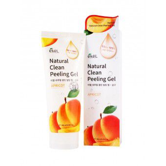 Ekel Apricot Natural Clean Peeling Gel - Пилинг-скатка с экстрактом абрикоса