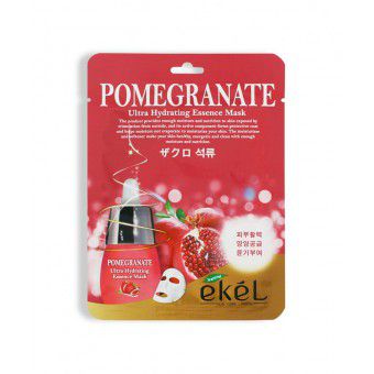 Ekel Pomegranate Ultra Hydrating Essence Mask - Тканевая маска для лица с экстрактом граната