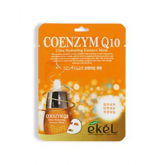 Ekel Coenzyme Q10 Ultra Hydrating Essence Mask - Антиоксидантная тканевая маска для лица