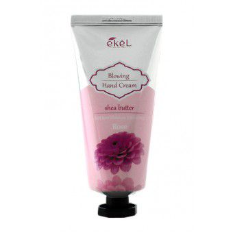 Ekel Blowing Hand Cream Rose - Крем для рук с маслом ши и экстрактом розы