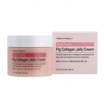 TonyMoly Pure Farm Pig Collagen Jelly Cream - Крем антивозрастной с коллагеном