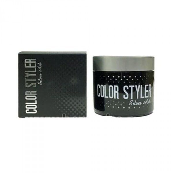 Color Styler Silver Ash - Фиксирующий воск для волос с сереб