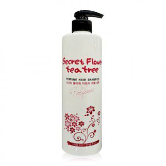 Bosnic Secret Flower Tea Tree Perfume Shampoo - Парфюмированный шампунь для волос с цветочным ароматом