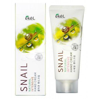 Ekel Natural Intensive Hand Cream Snail - Крем для рук интенсивный с улиточным муцином