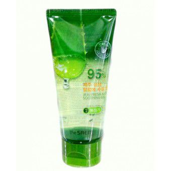 The Saem Jeju Fresh Aloe Soothing Gel 99% 300ml Tube - Гель с алое