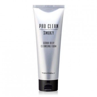 TonyMoly Pro Clean Smoky Scrub Deep Cleansing Foam - Очищающая пенка-скраб