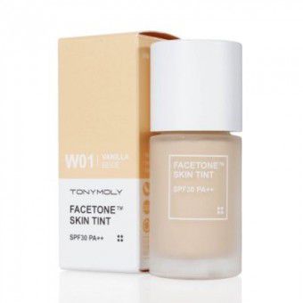 TonyMoly Facetone Skin Tint W01 - Тональная основа