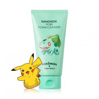 TonyMoly Pokemon Foam Cleanser Isanghessi pore - Пенка для умывания для очищения пор