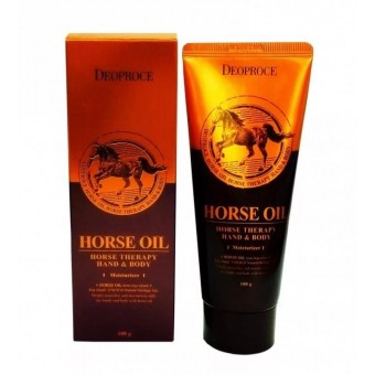 Deoproce Hand & Body Horse Oil - Крем для рук и тела с лошадиным жиром
